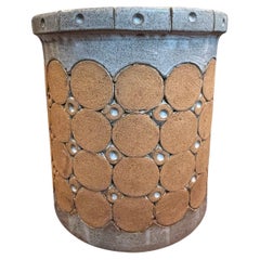 Isla Del Sol Puerto Rico Stoneware Round Planter