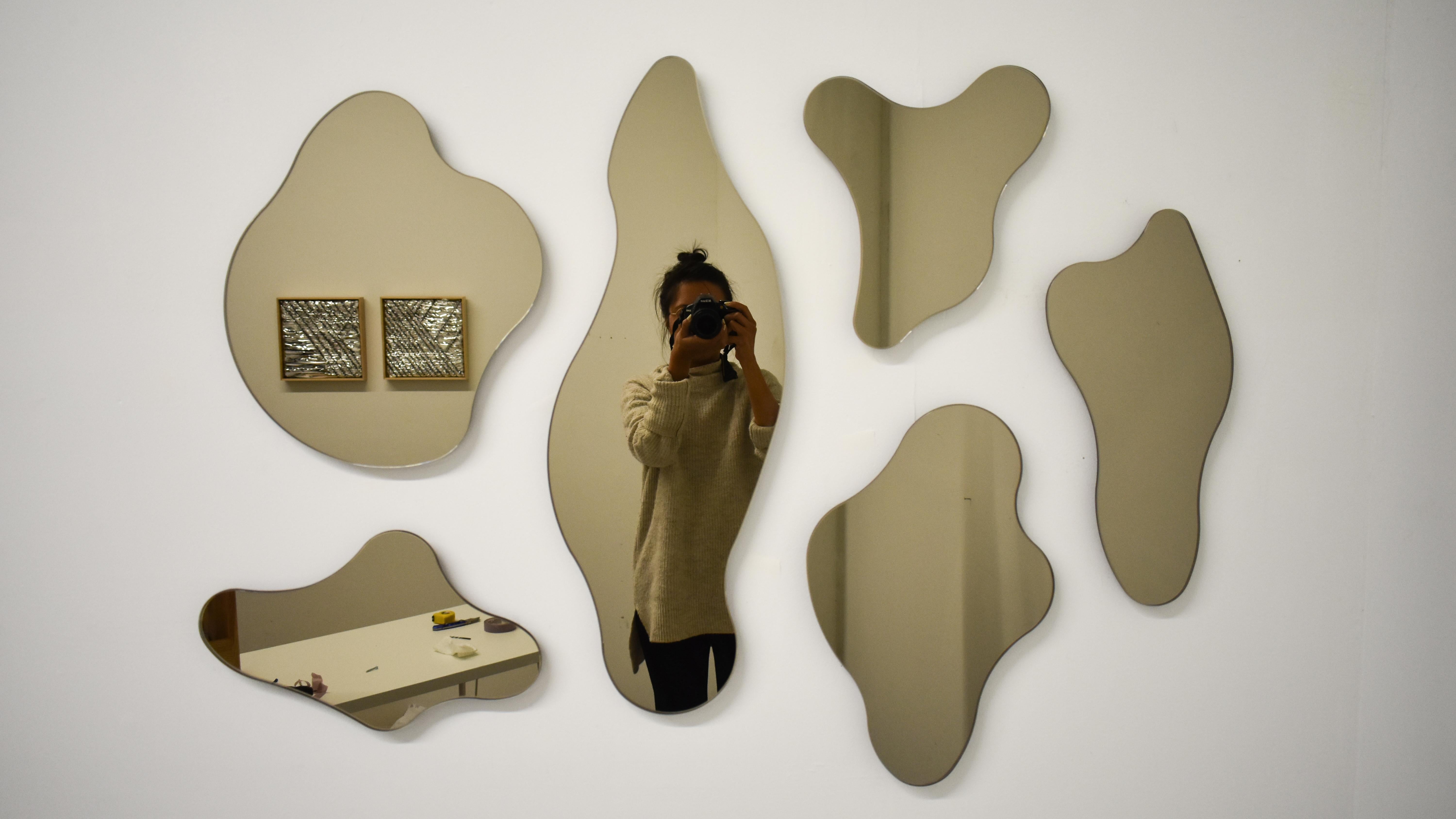 Minimalist Isla Mirror No. 6 For Sale