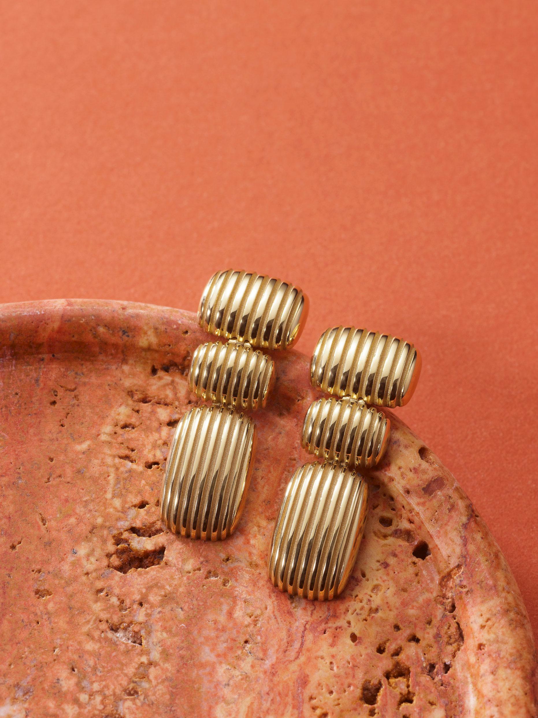 Isla Oblong Cushion Earrings In New Condition For Sale In Boston, MA