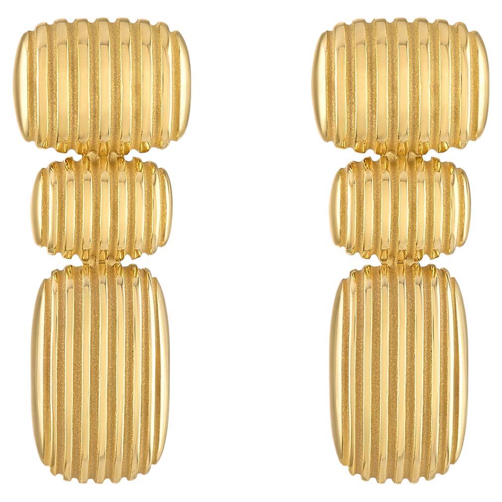 Isla Oblong Cushion Earrings For Sale