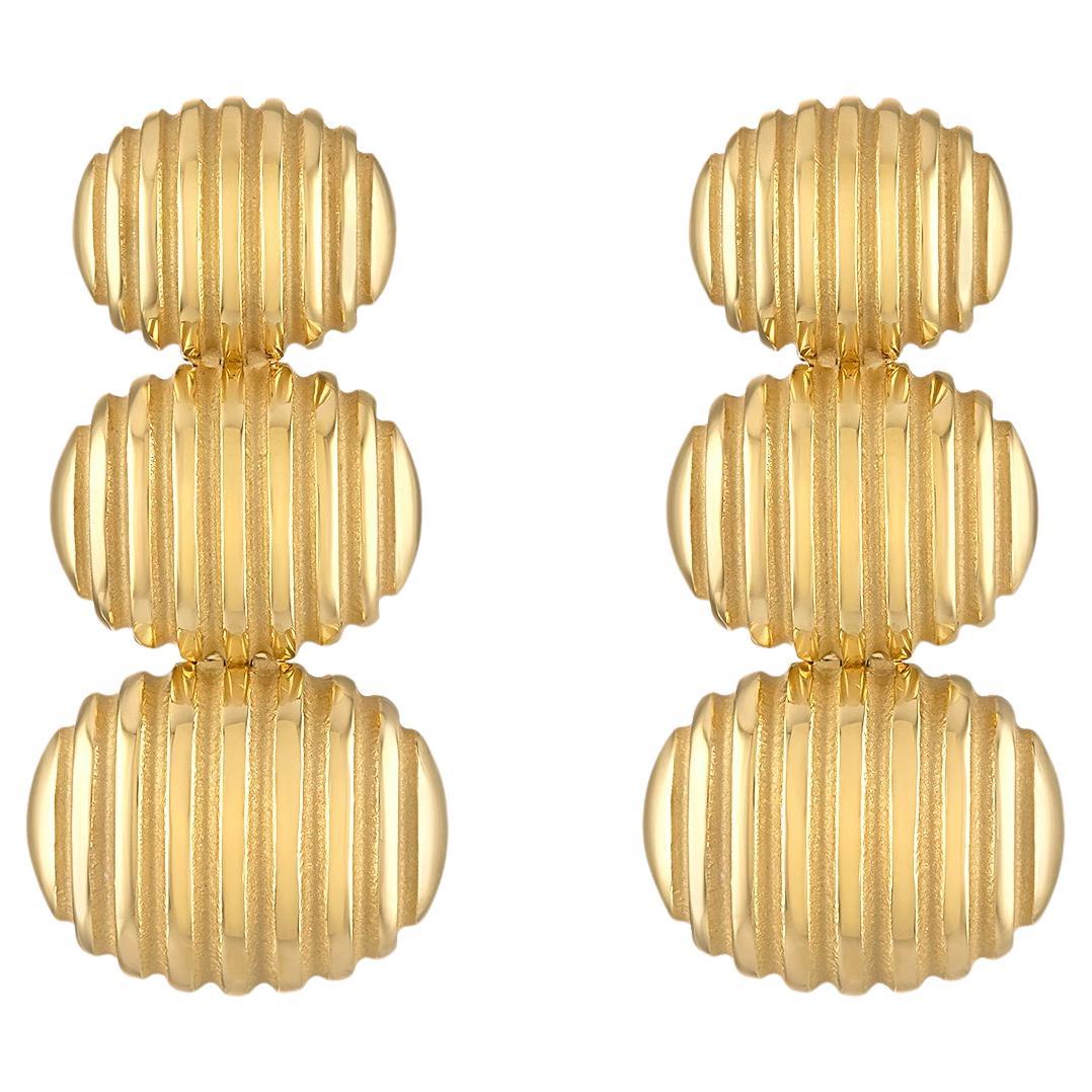 Isla Triple Oval Earrings
