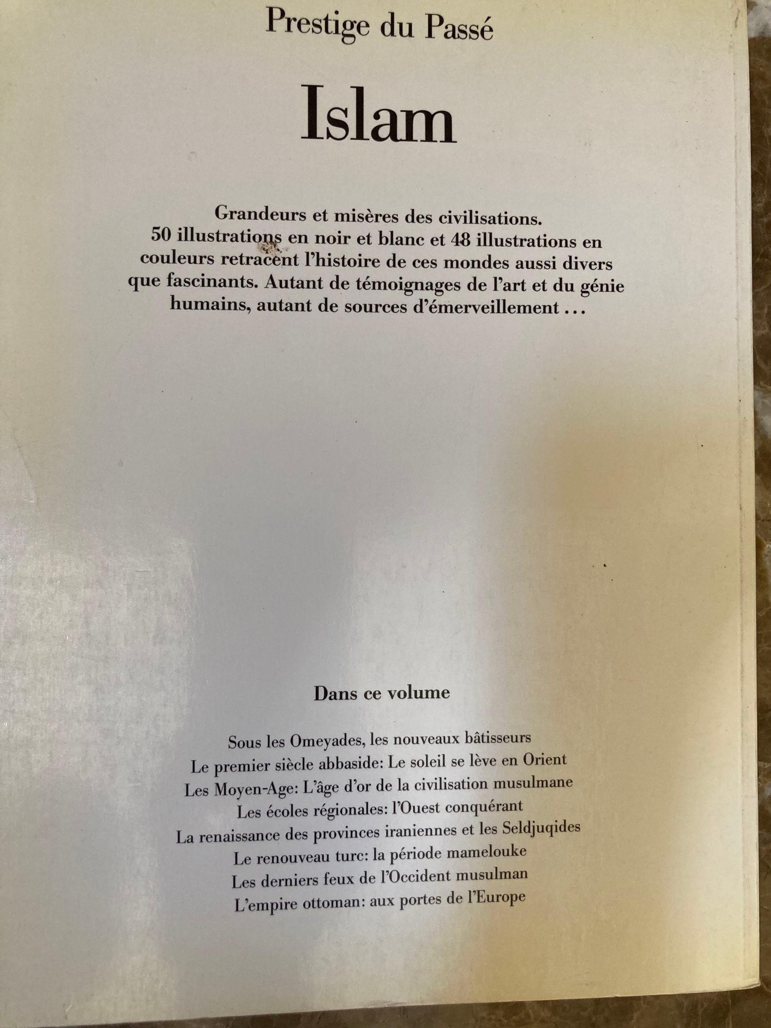 ISLAM Prestige du Passe by Miriam Meier Published by J. LAZARUS, 1987 en vente 10