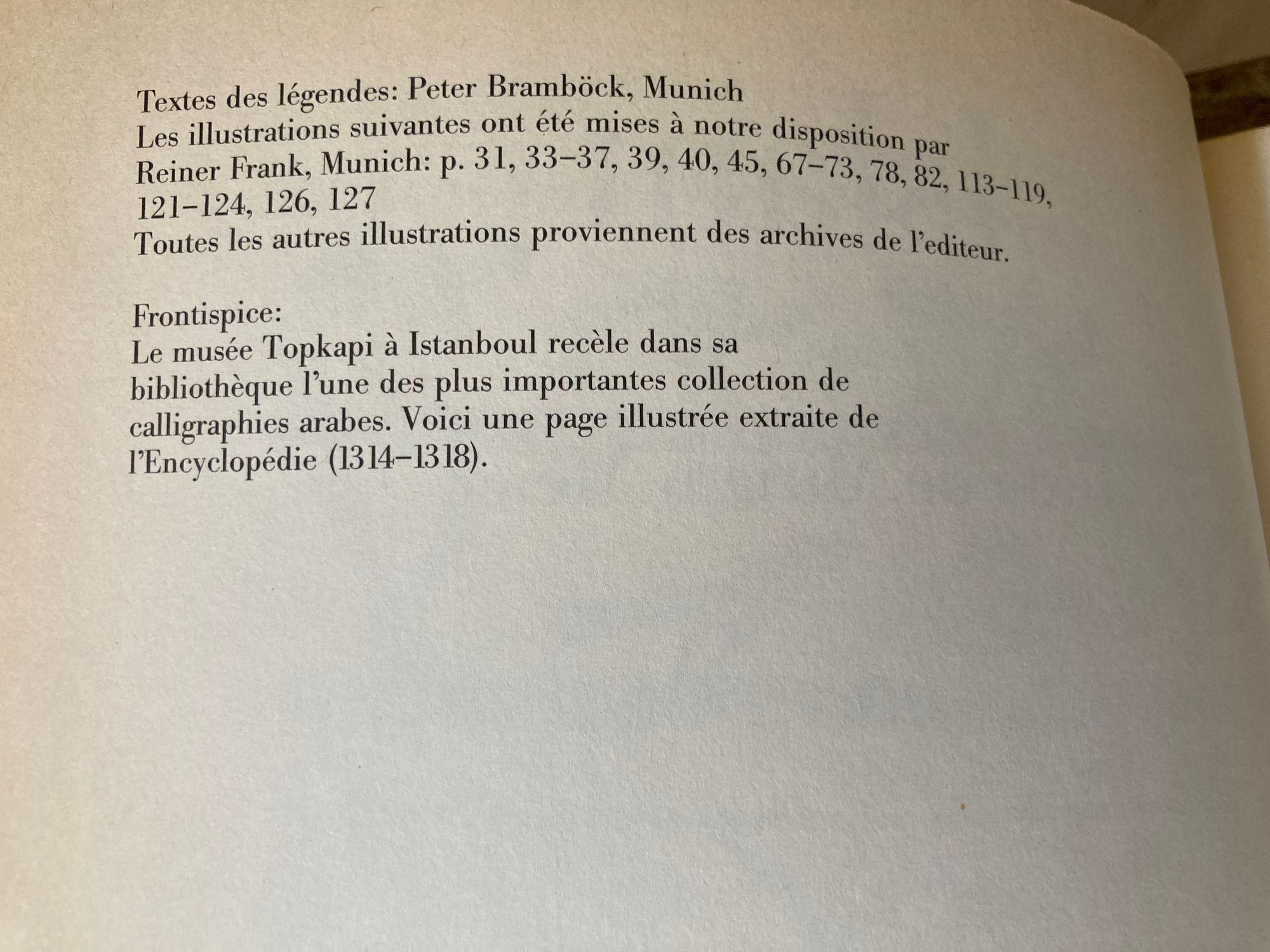 ISLAM Prestige du Passe by Miriam Meier Published by J. LAZARUS, 1987 en vente 1