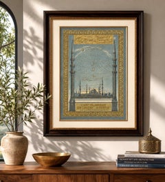 Islamic Art in the Orient, Ornamental Title Page with Ottoman Mosque, 1924