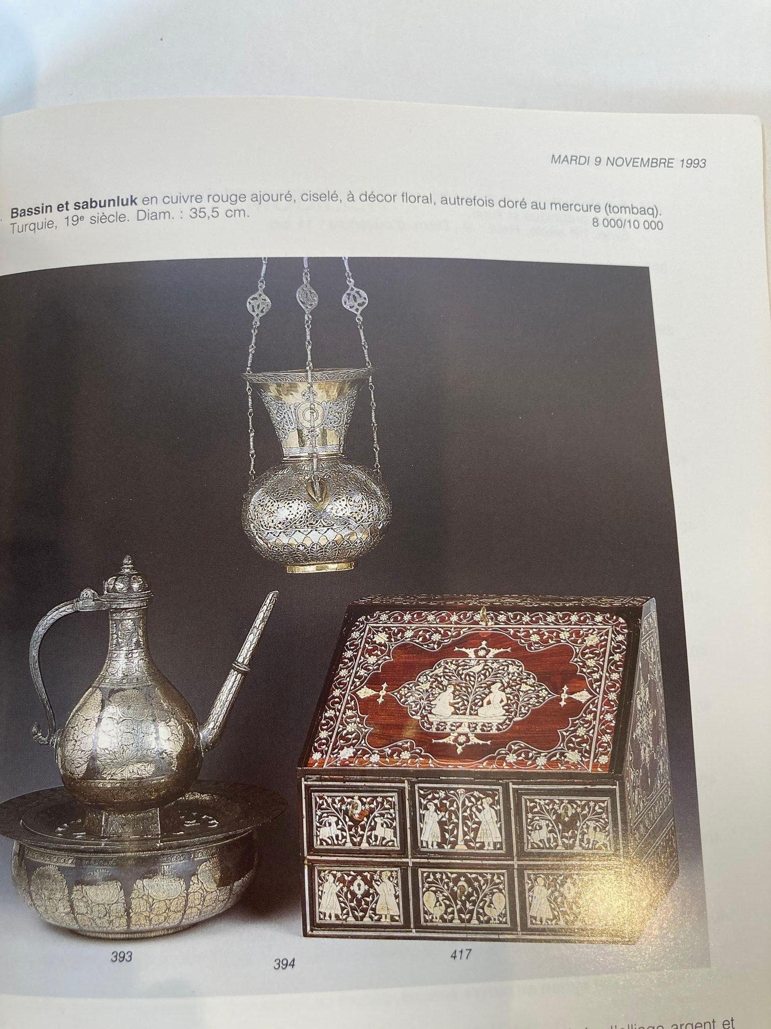 Islamic Art, Orientalist Paintings Auction Catalog Tajan, 1993 For Sale 5