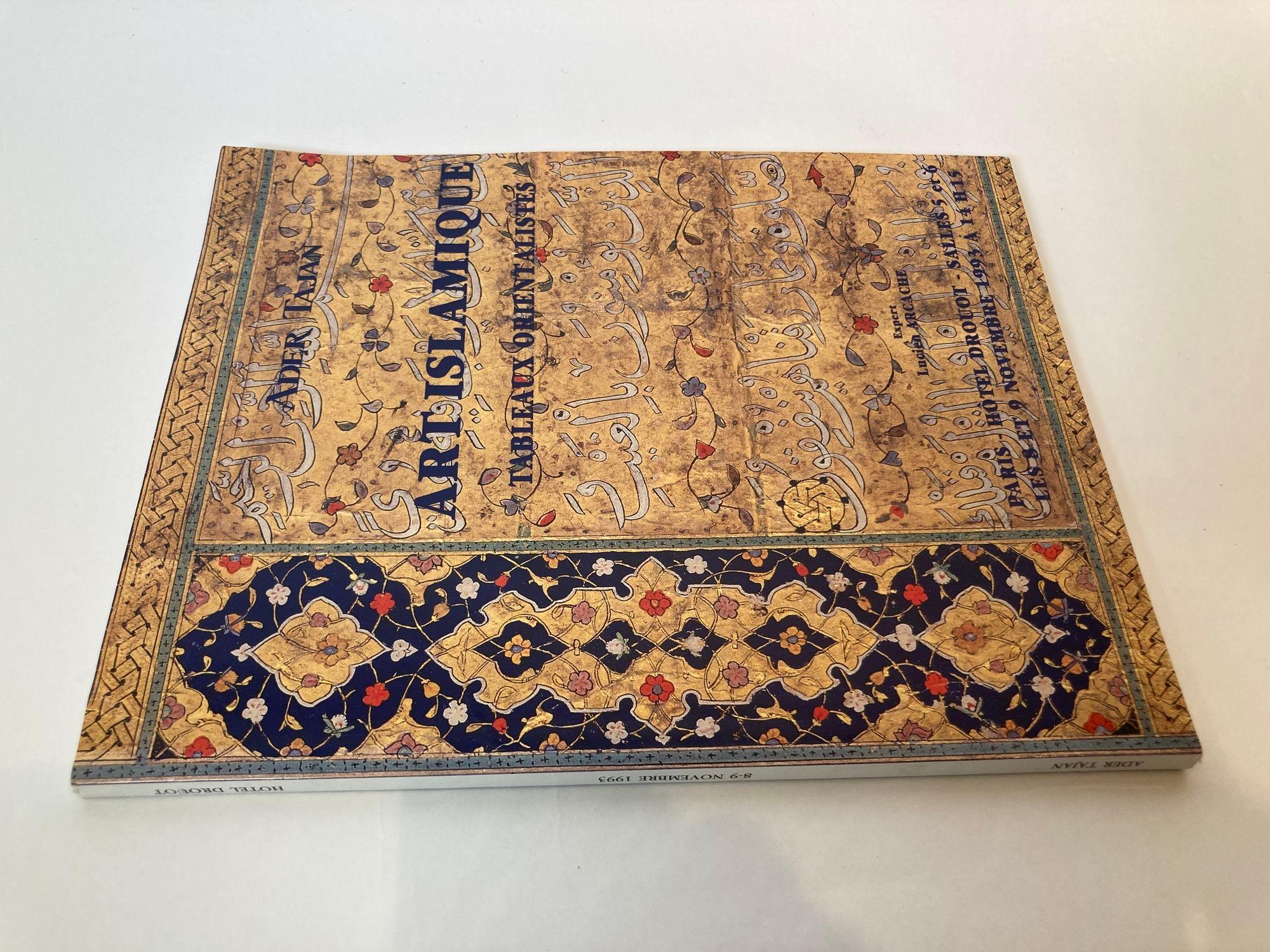 French Islamic Art, Orientalist Paintings Auction Catalog Tajan, 1993 For Sale