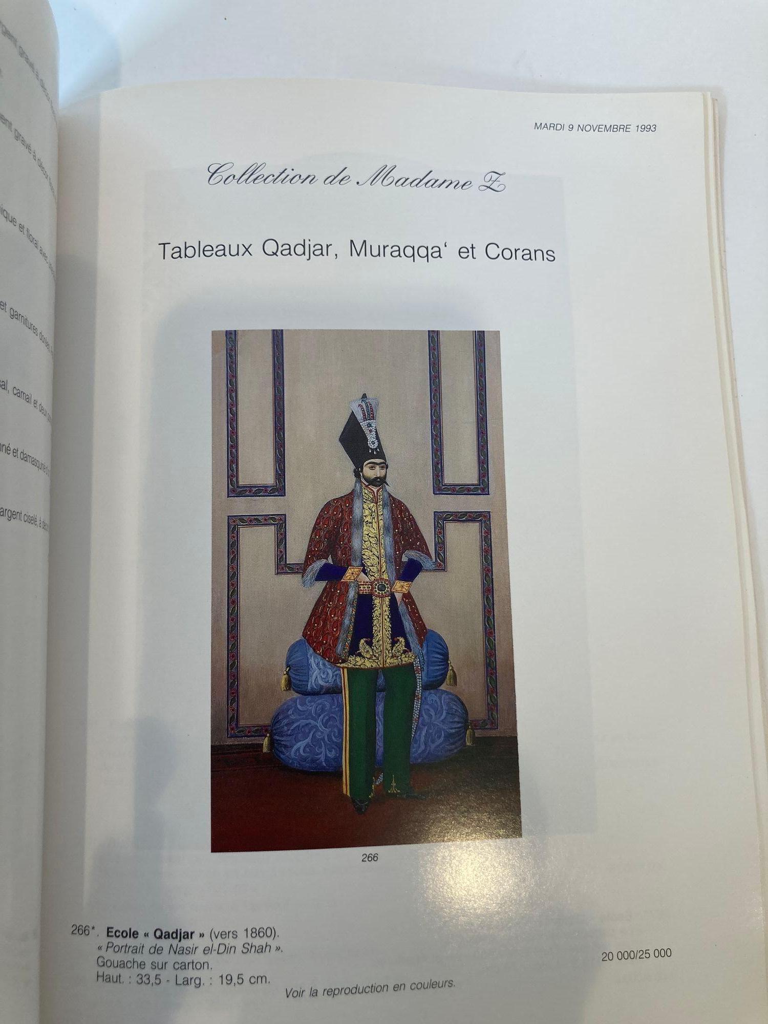 Art islamique, peintures orientalistes Catalogue de vente aux enchères Tajan, 1993 en vente 2