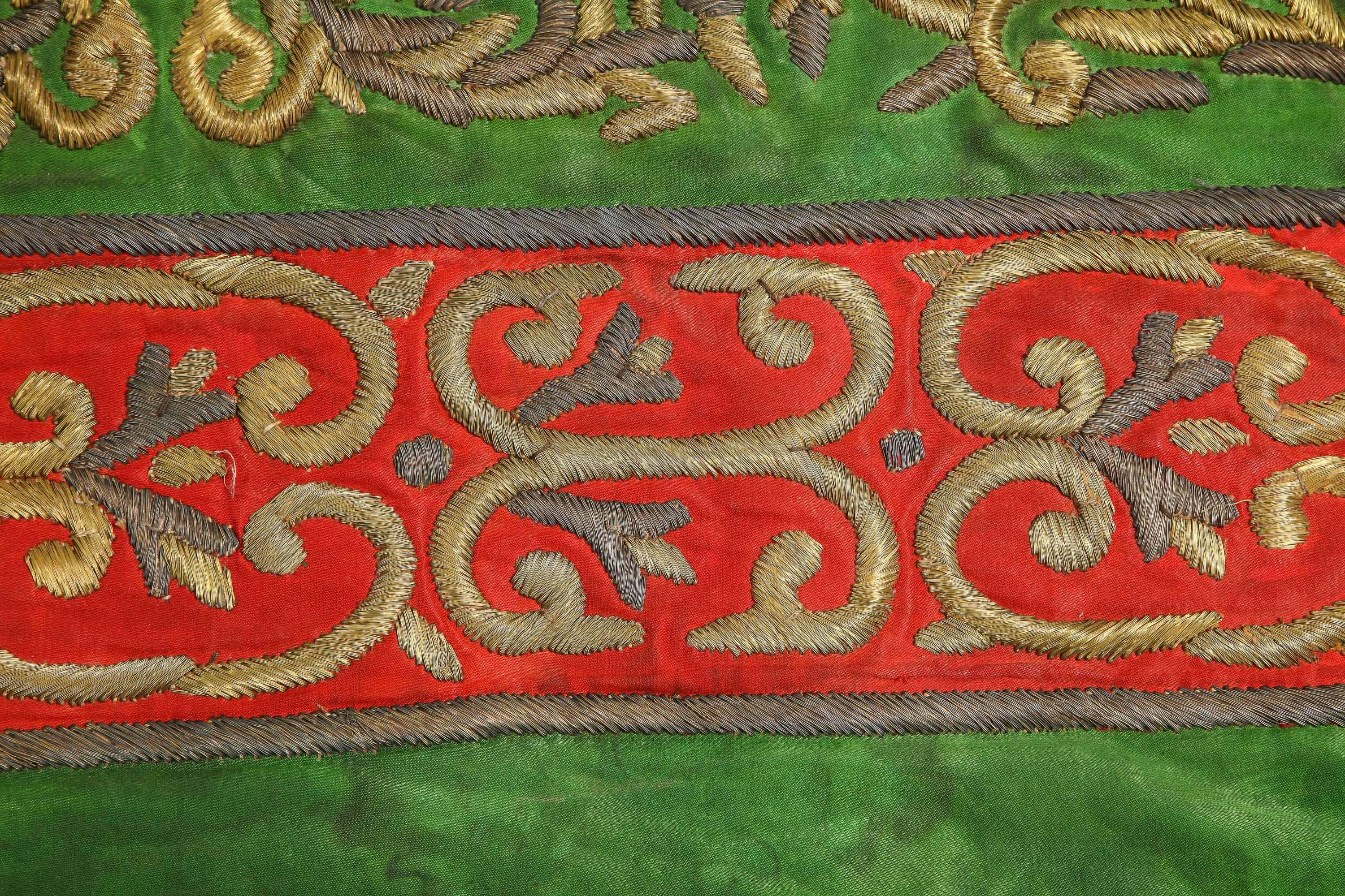 Islamic Ottoman Silk and Metal-Thread External Curtain Cover for the Holy Kaaba 2