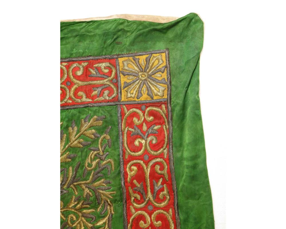 Islamic Ottoman Silk and Metal-Thread External Curtain Cover for the Holy Kaaba 2