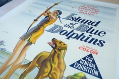 Island of the Blue Dolphins '1964' Vintage Original Poster Mint-Linen Backed