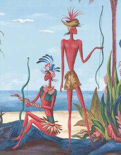 Island Reverie Tony Duquette Mural