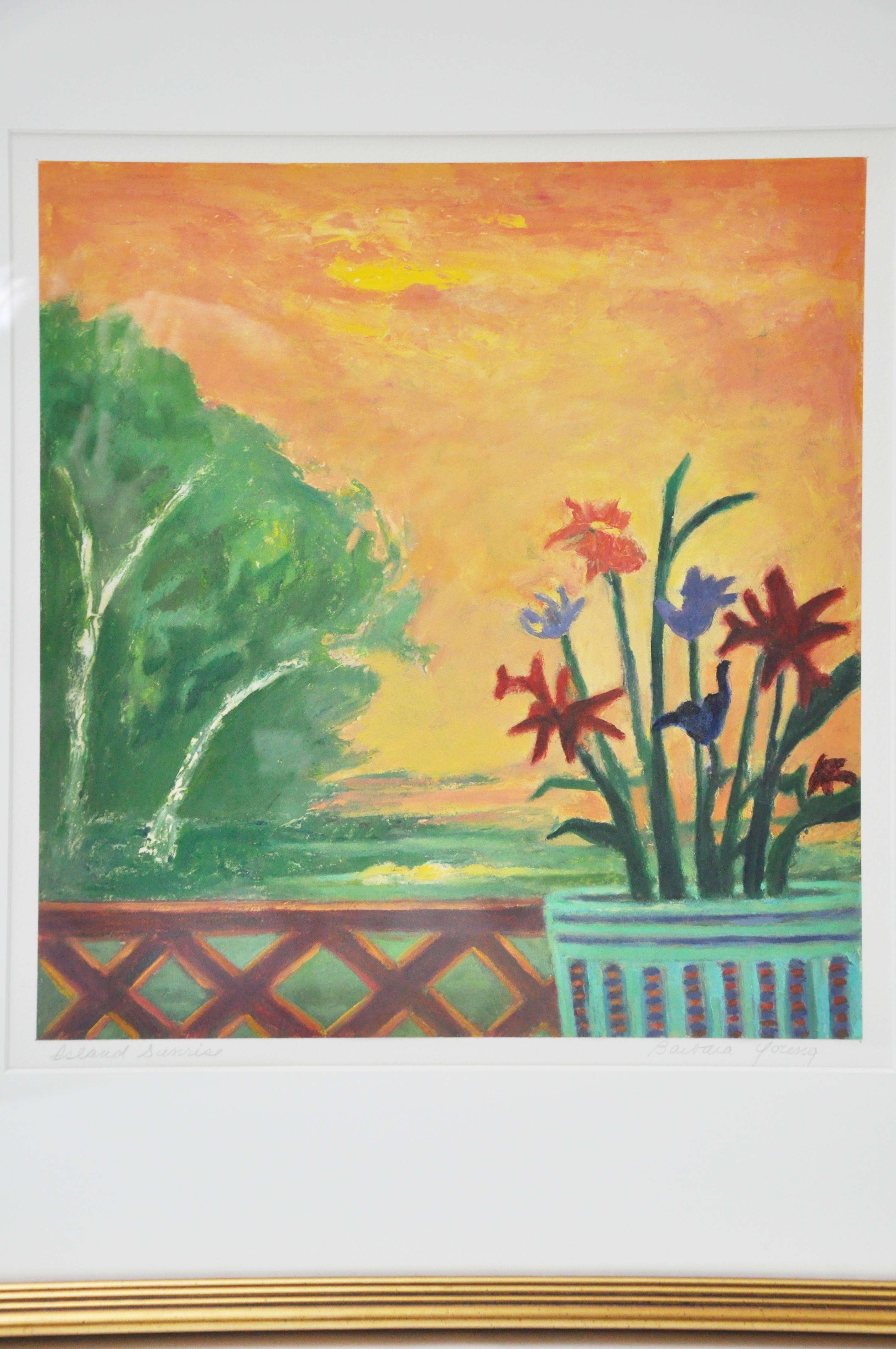 Island Sunrise by Barbara Young For Sale 1