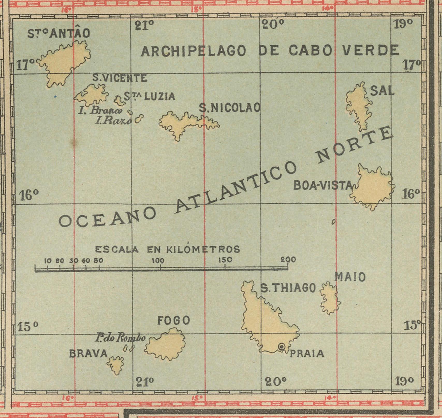 Islands of Diversity: Portugal's Atlantic Archipelagos in 1903 In Good Condition For Sale In Langweer, NL