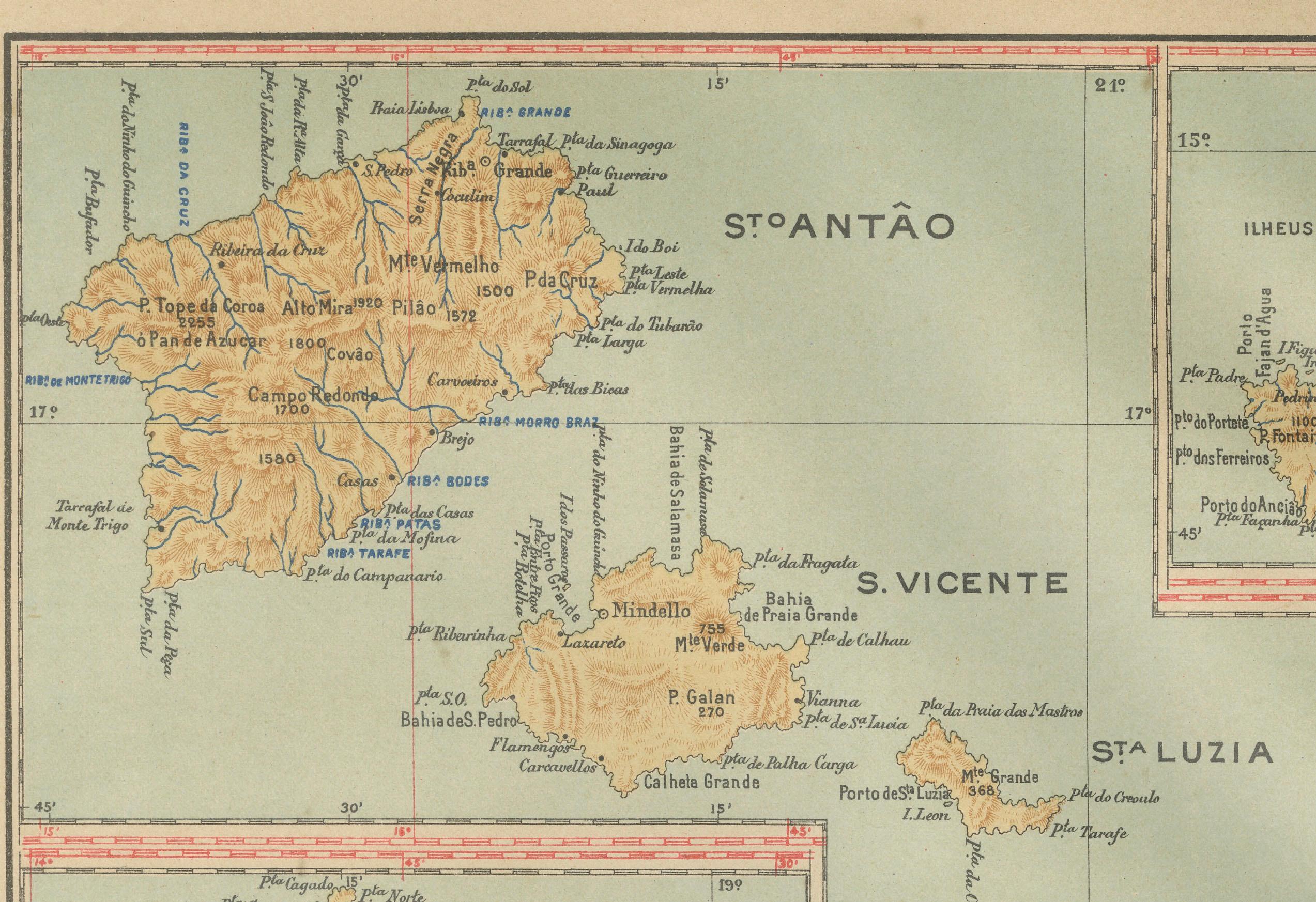 Paper Islands of Diversity: Portugal's Atlantic Archipelagos in 1903 For Sale