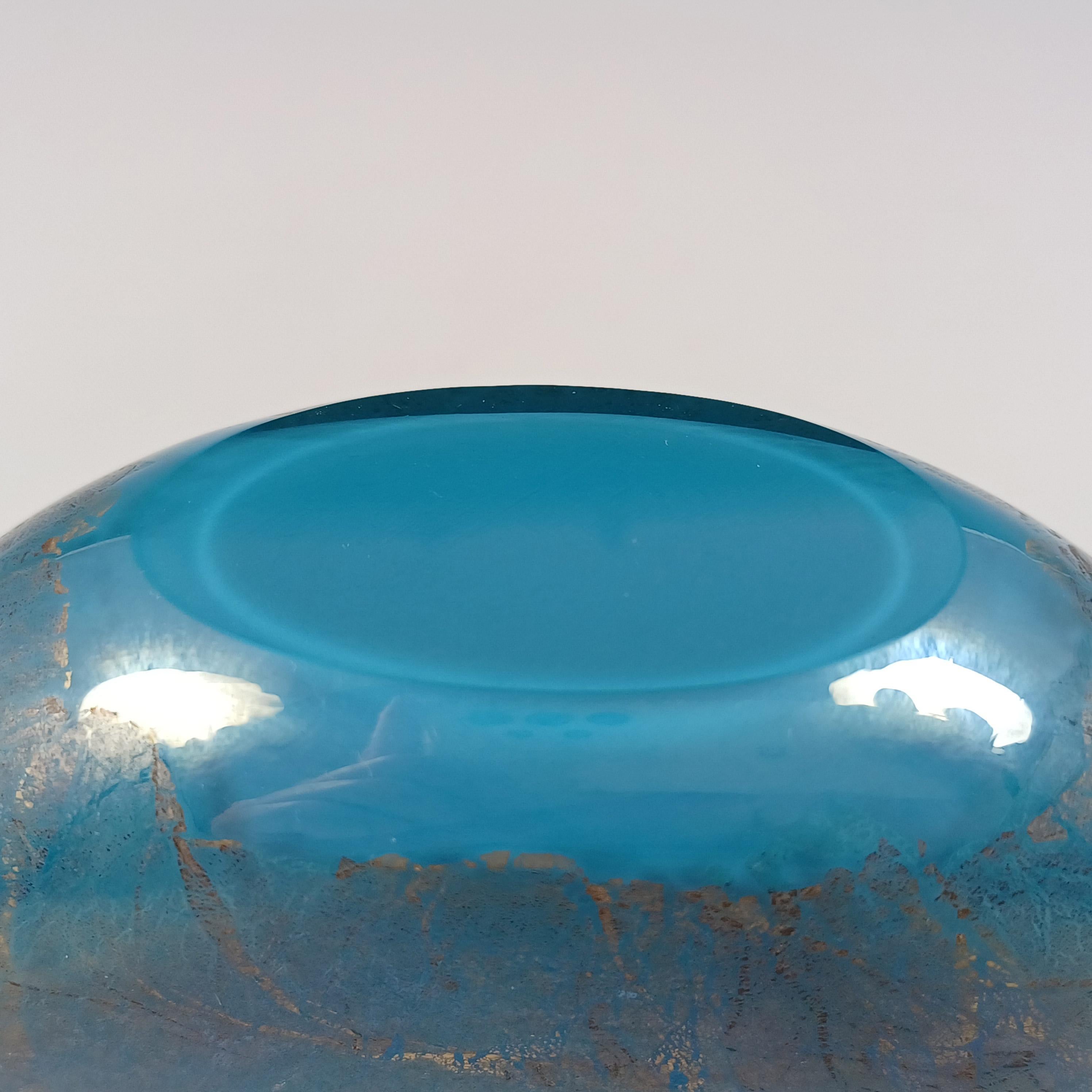 Flacon de parfum en verre «Azurene Turquoise » Isle of Wight Studio en vente 2