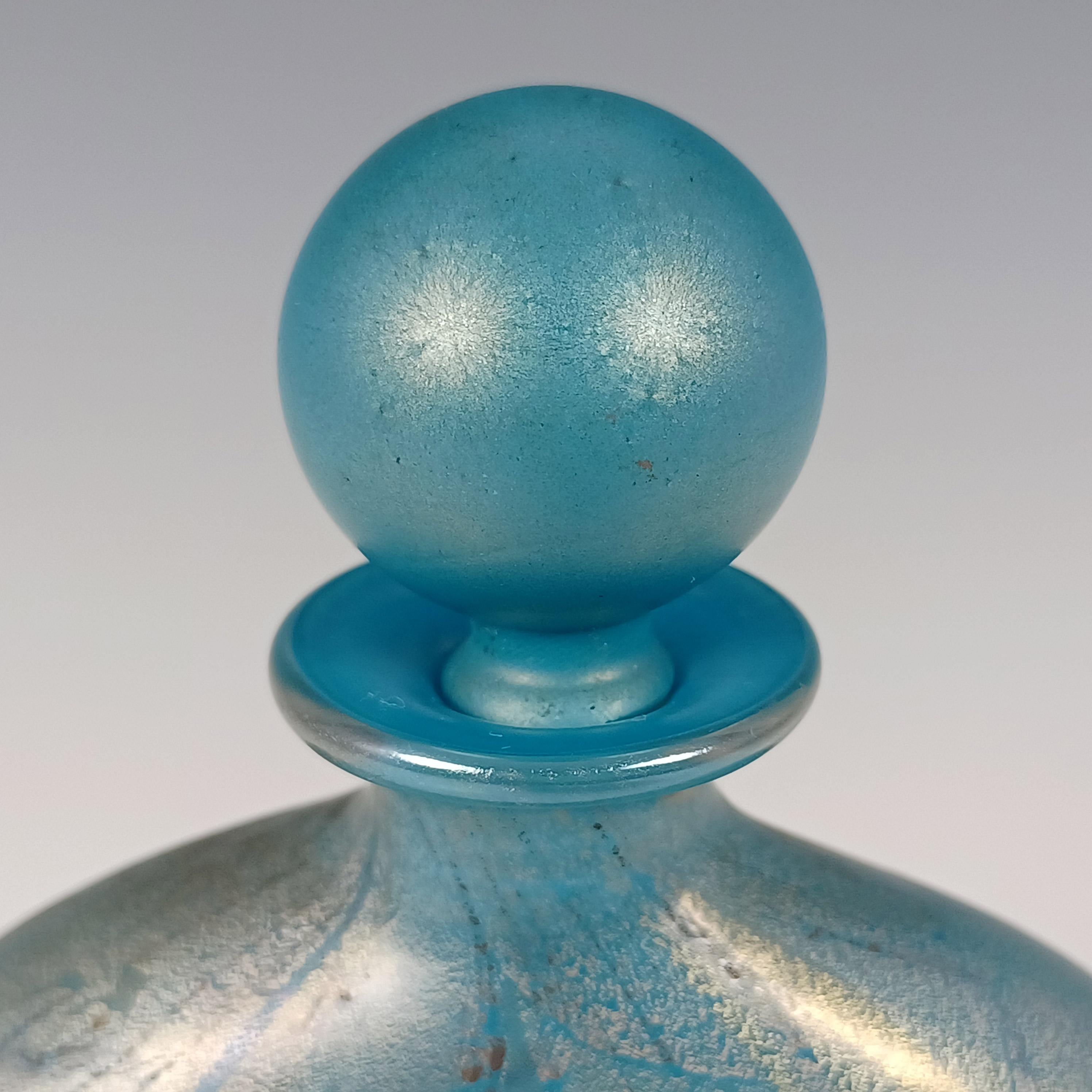 Flacon de parfum en verre «Azurene Turquoise » Isle of Wight Studio Bon état - En vente à Bolton, GB