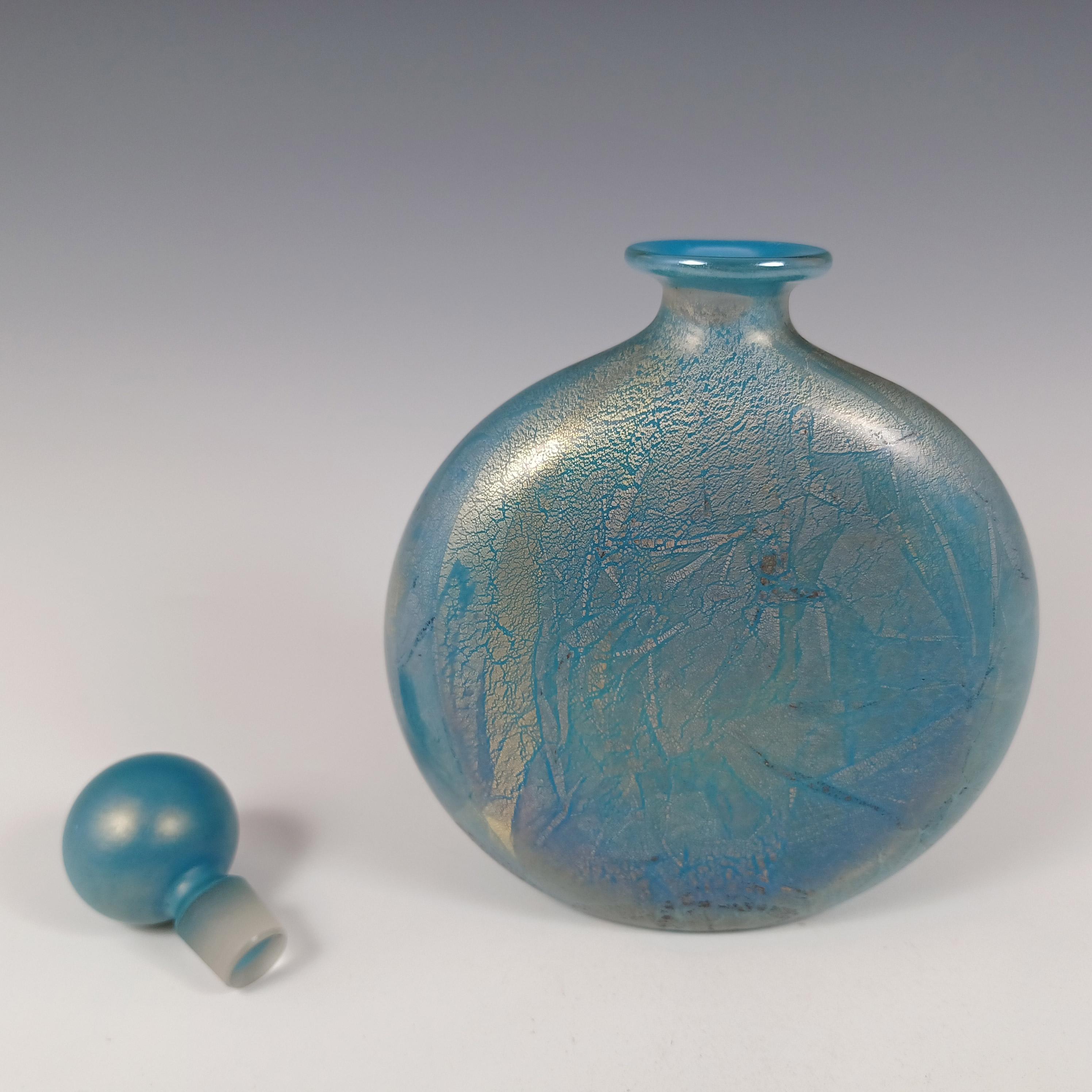 Flacon de parfum en verre «Azurene Turquoise » Isle of Wight Studio en vente 1
