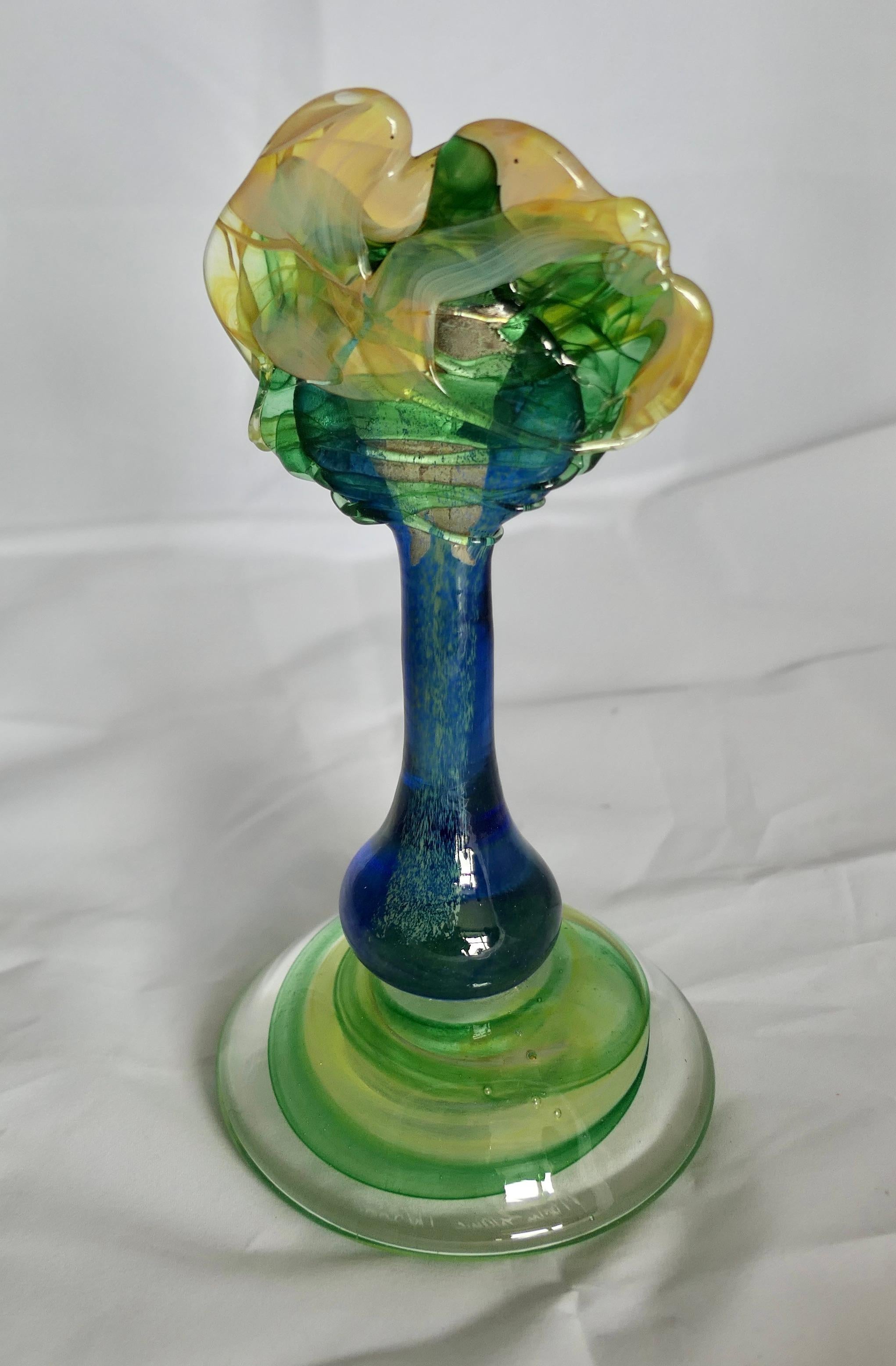 Art Glass Isle of Wight Studio Glass Tree Signed Martin Evans  Superb piece   For Sale
