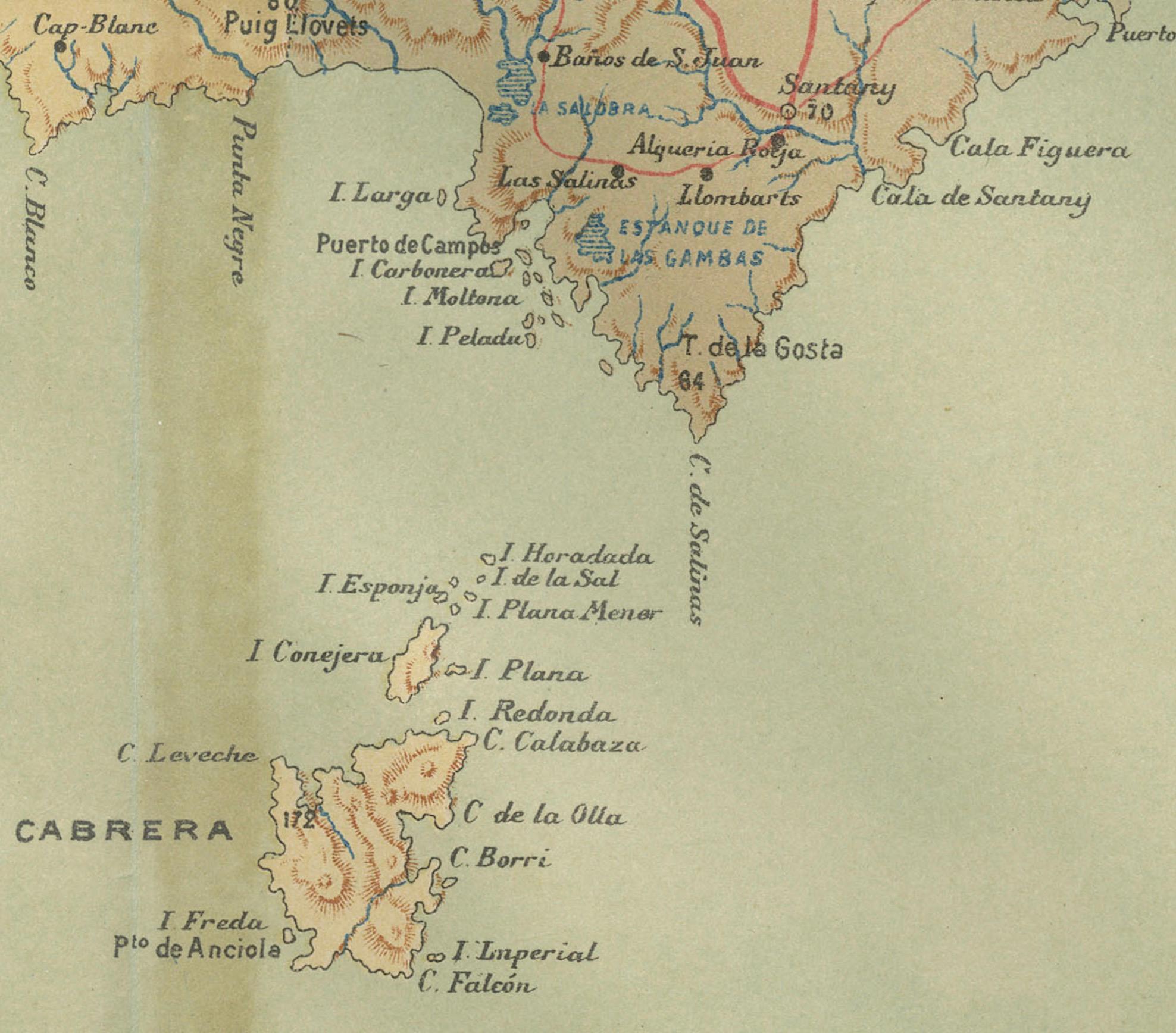 Isles d'enchantement : l'archipelago baléarique en 1902 Bon état - En vente à Langweer, NL