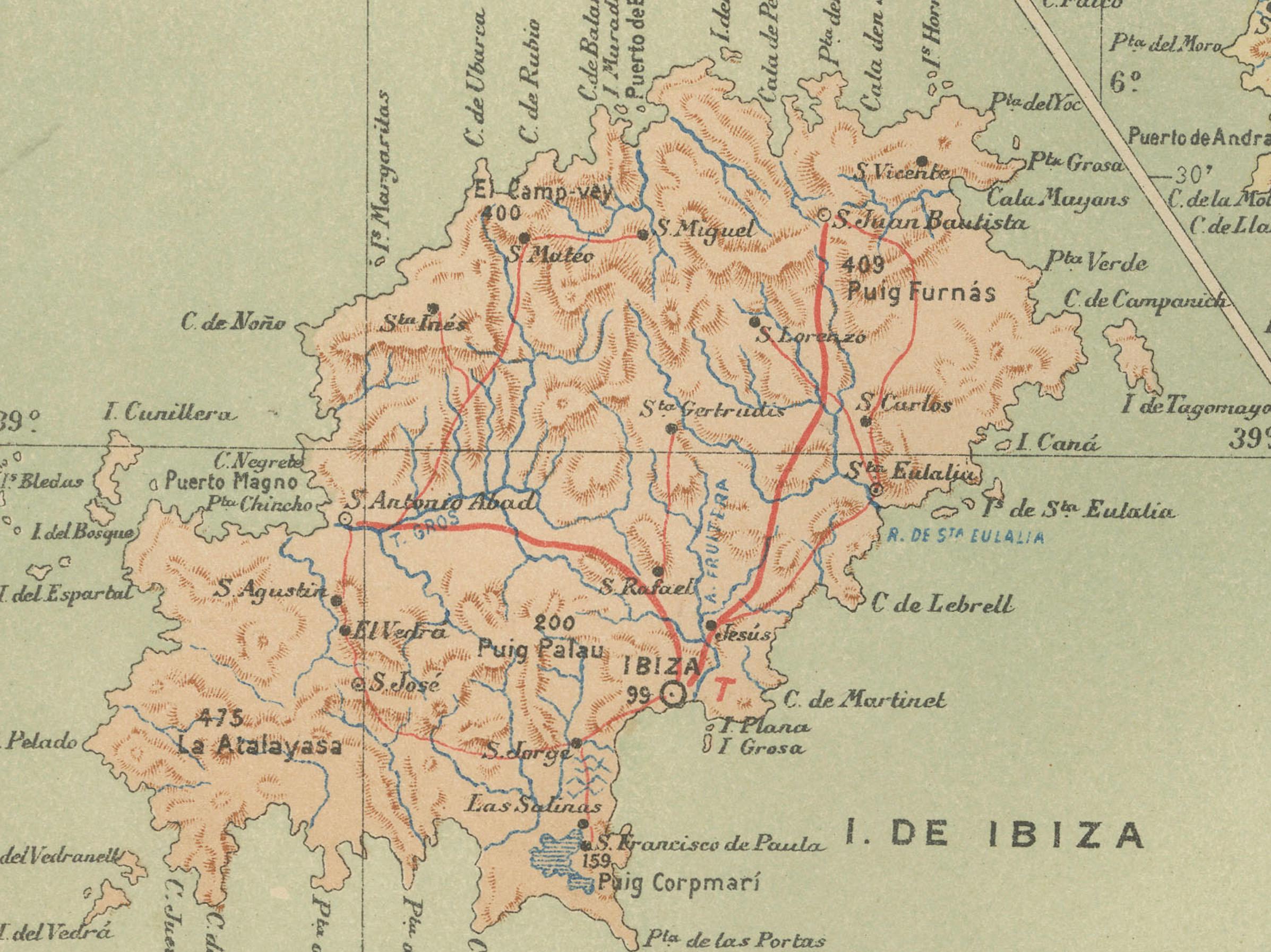 Papier Isles d'enchantement : l'archipelago baléarique en 1902 en vente