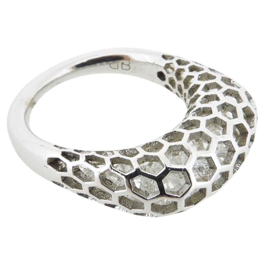 Bague Islet avec plateau carré de Doug Bucci, 2015 Bon état - En vente à Philadelphia, PA