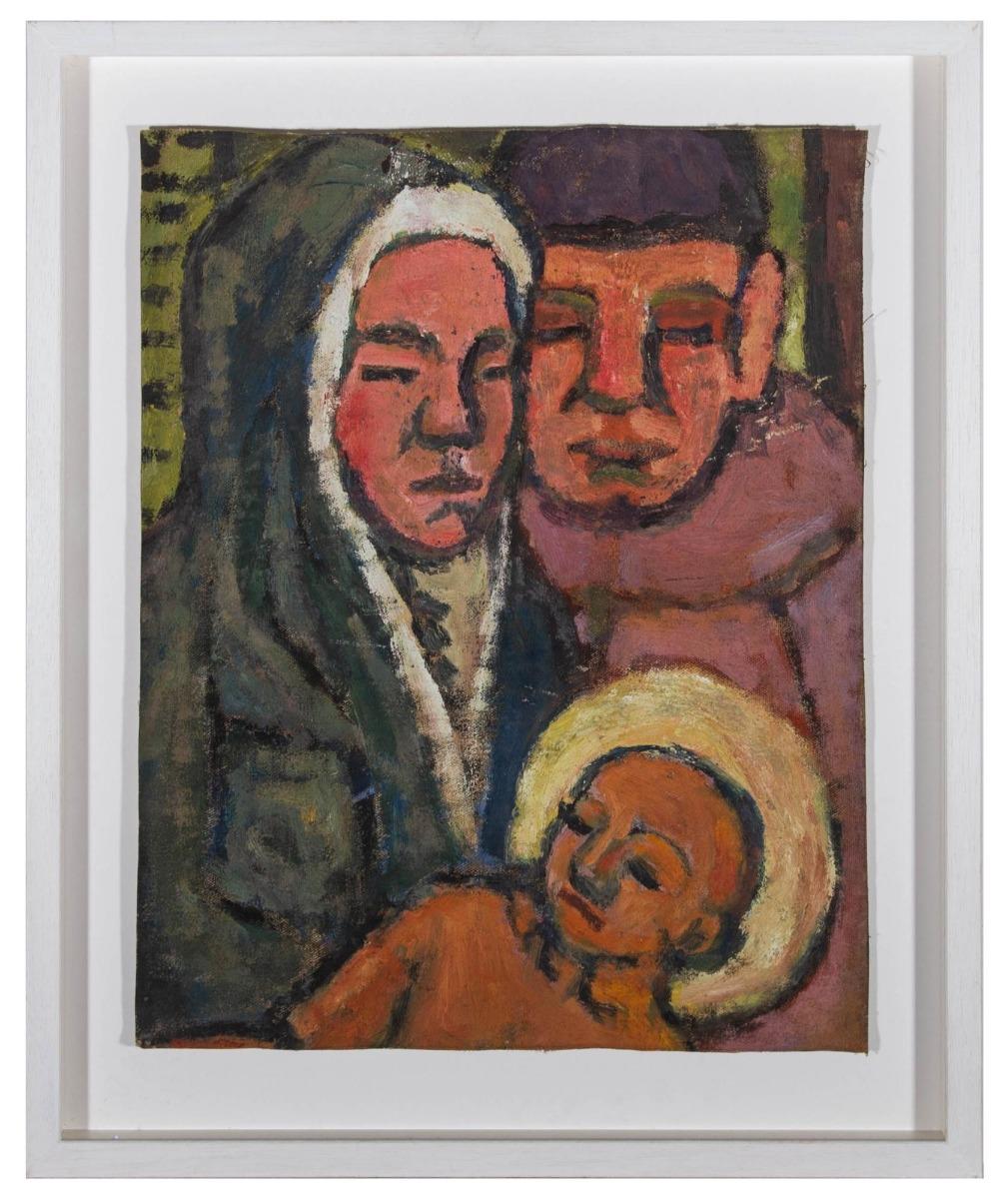 Attrib. Islwyn Watkins (1938â€“2018) - 20th Century Oil, The Holy Child For Sale 4