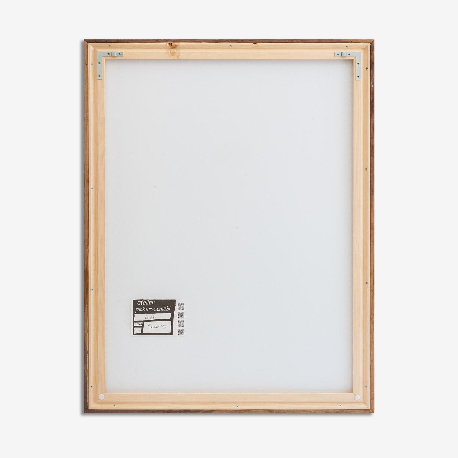 GELATIN SILVER PRINT ON BARYTA
Edition 1/2+Ap / 2022 - Printed and signed by artist.
Mounted on aluminum dibond, handmade walnut frame, natural, anti-reflection glass, UV 70, metal corners for wall mounting.


Ismael Picker-Schiebel
1989 lives and