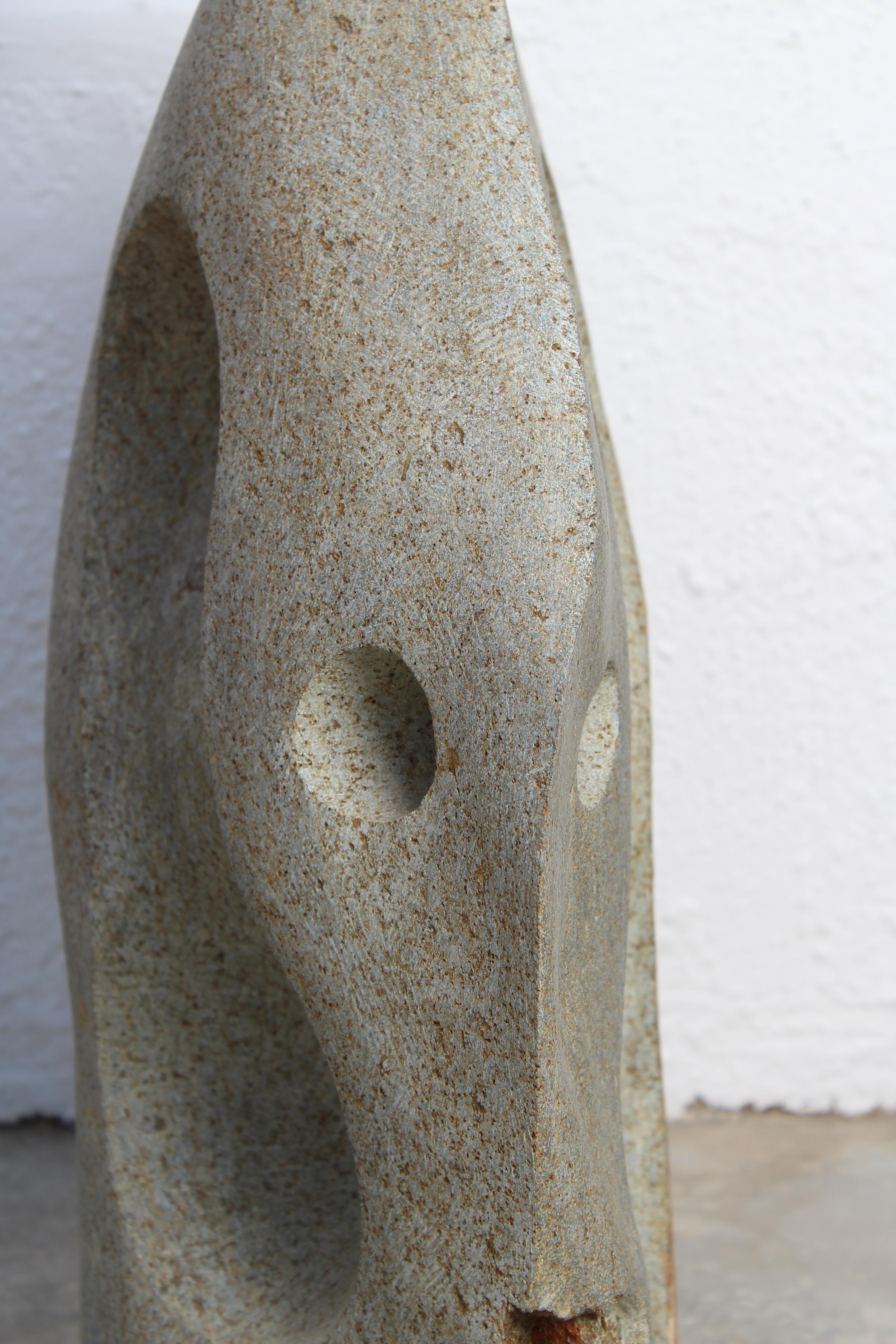 Anthill by Ismael Shivute, hand carved Namibian soapstone For Sale 12