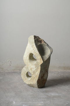 Contrary, Ismael Shivute, grès de Namibian sculpté