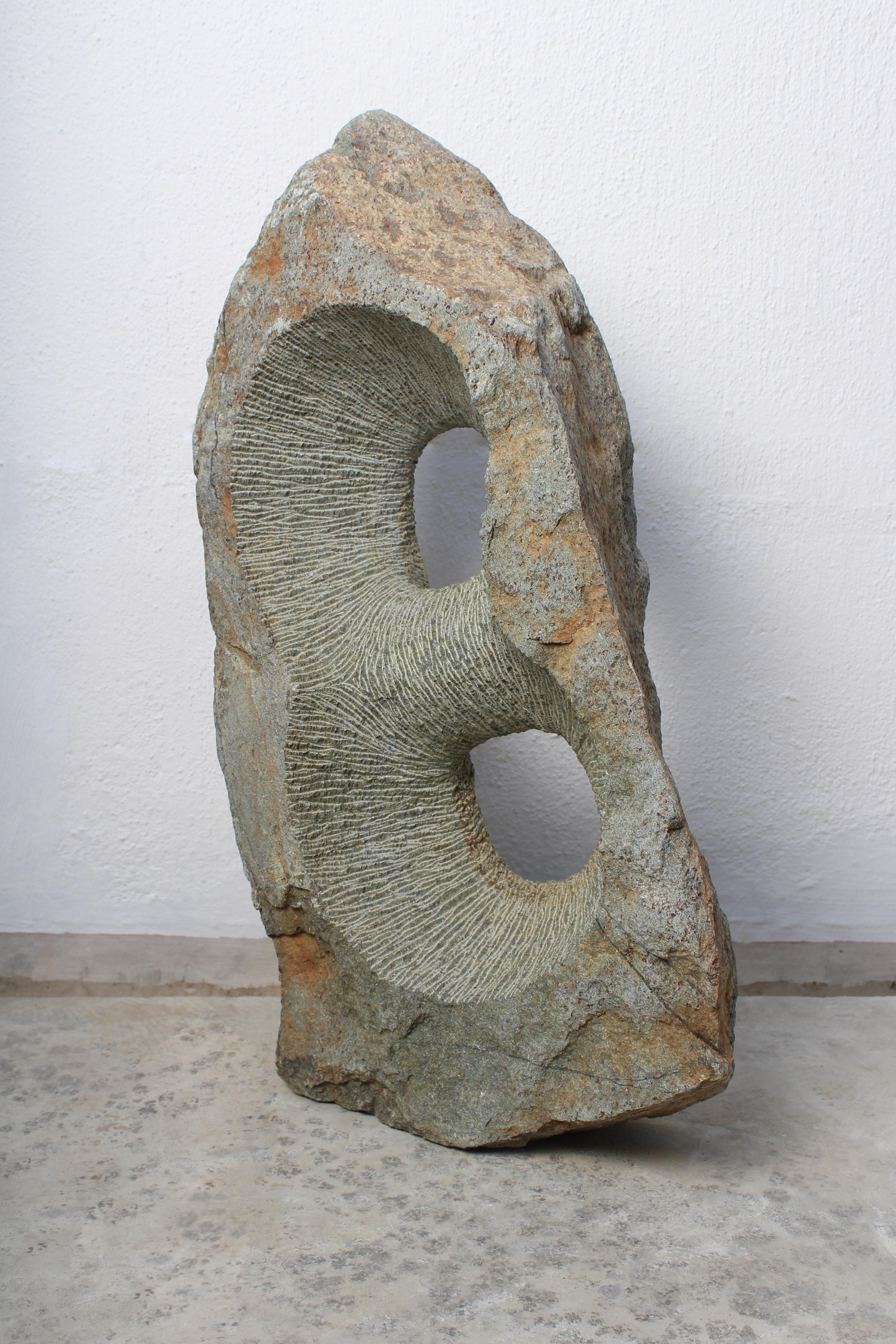 Infinity by Ismael Shivute, hand carved Namibian soapstone For Sale 9