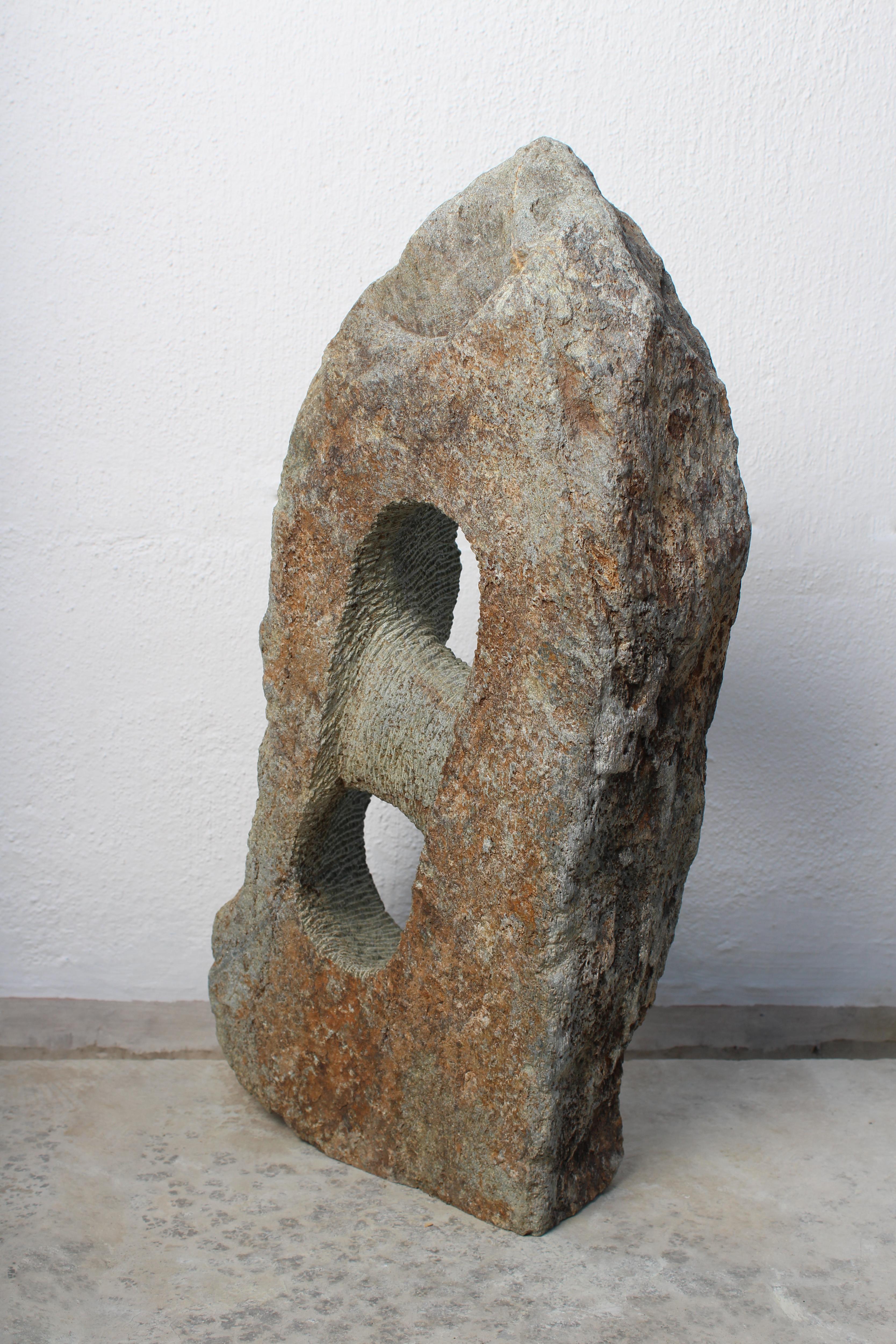 Infinity by Ismael Shivute, hand carved Namibian soapstone For Sale 4