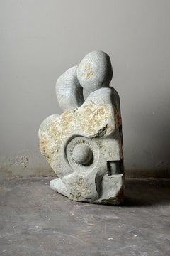 Intercession, Ismael Shivute, hand carved Namibian soapstone