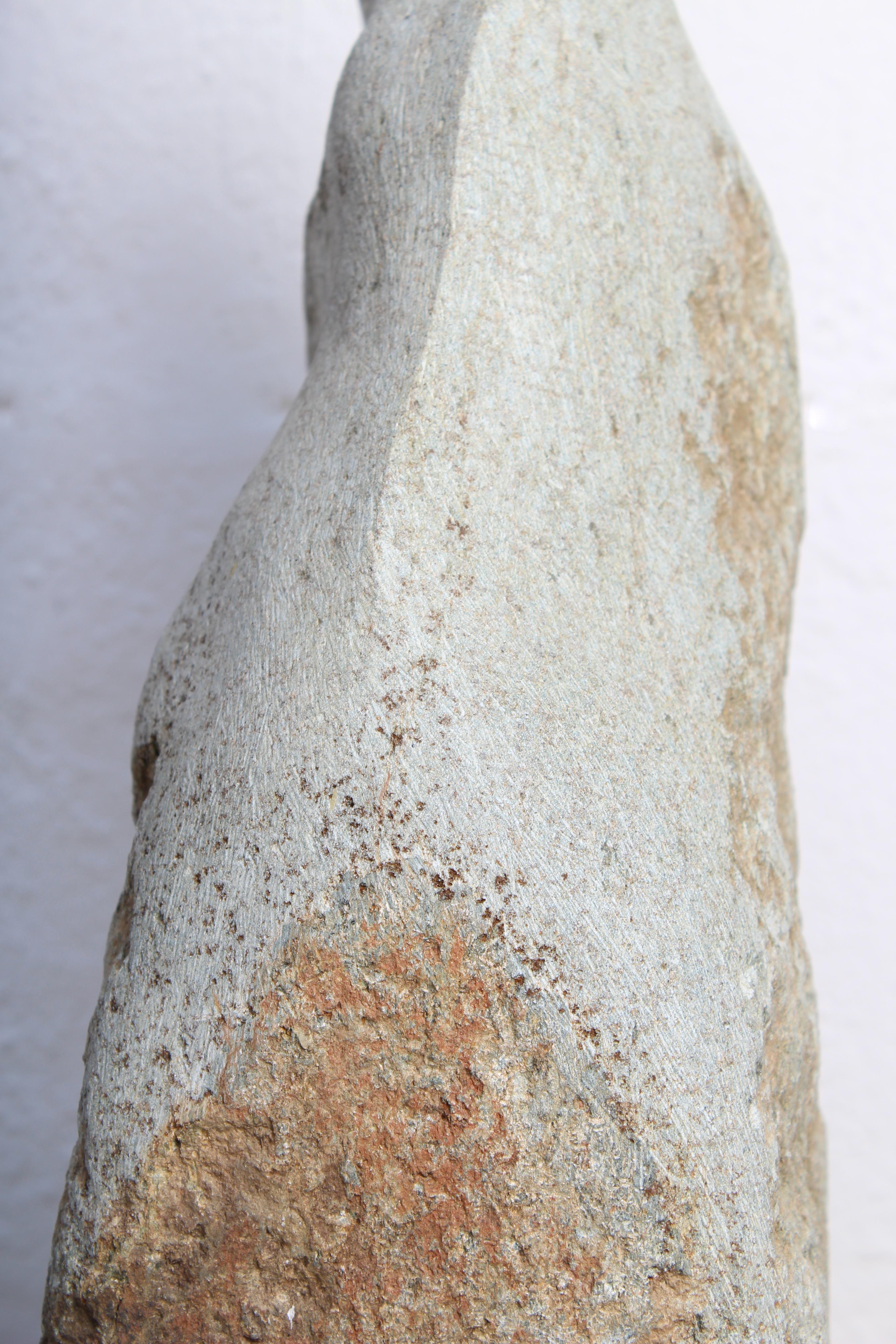 Male version by Ismael Shivute, hand carved Namibian soapstone For Sale 13