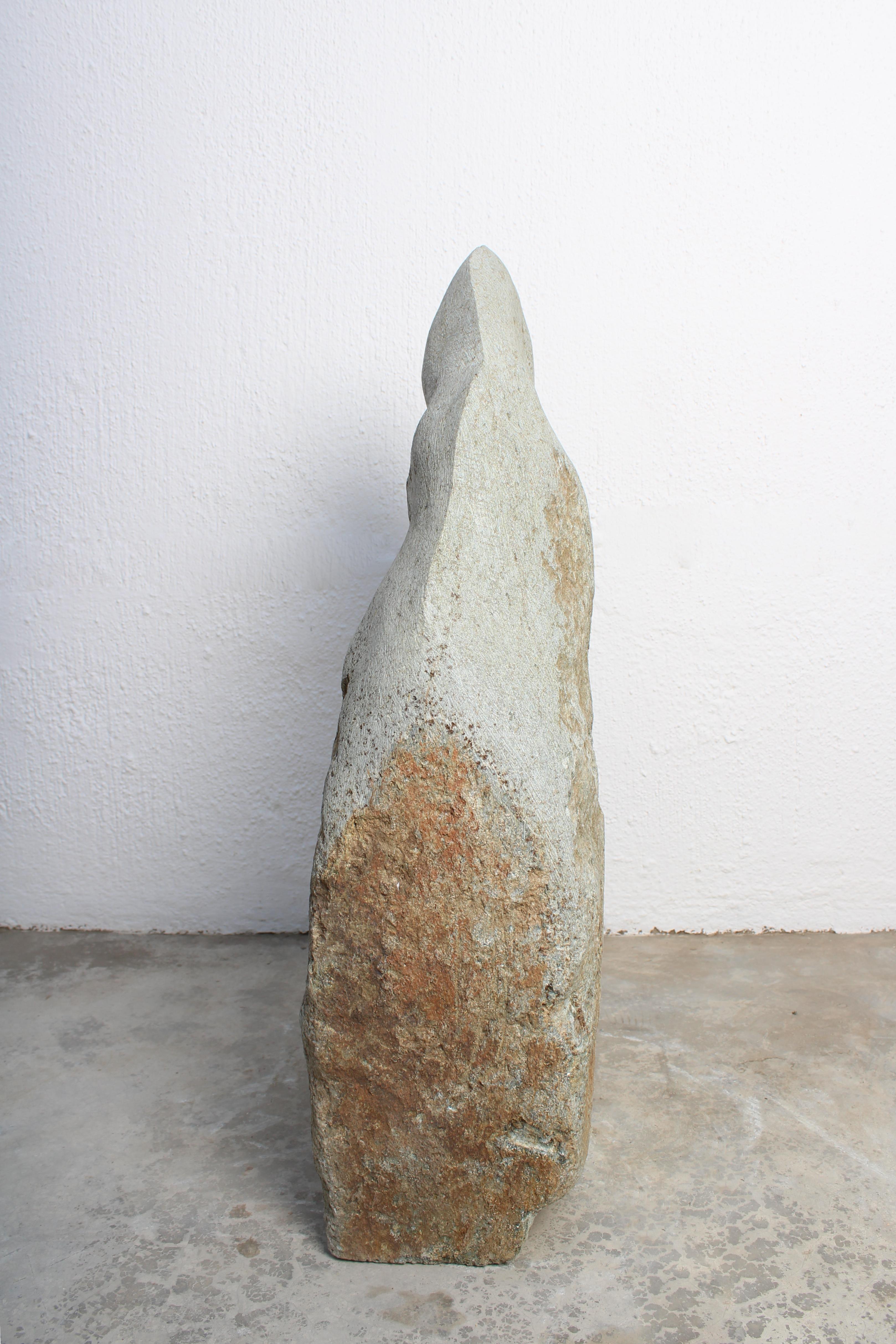 Male version by Ismael Shivute, hand carved Namibian soapstone For Sale 2