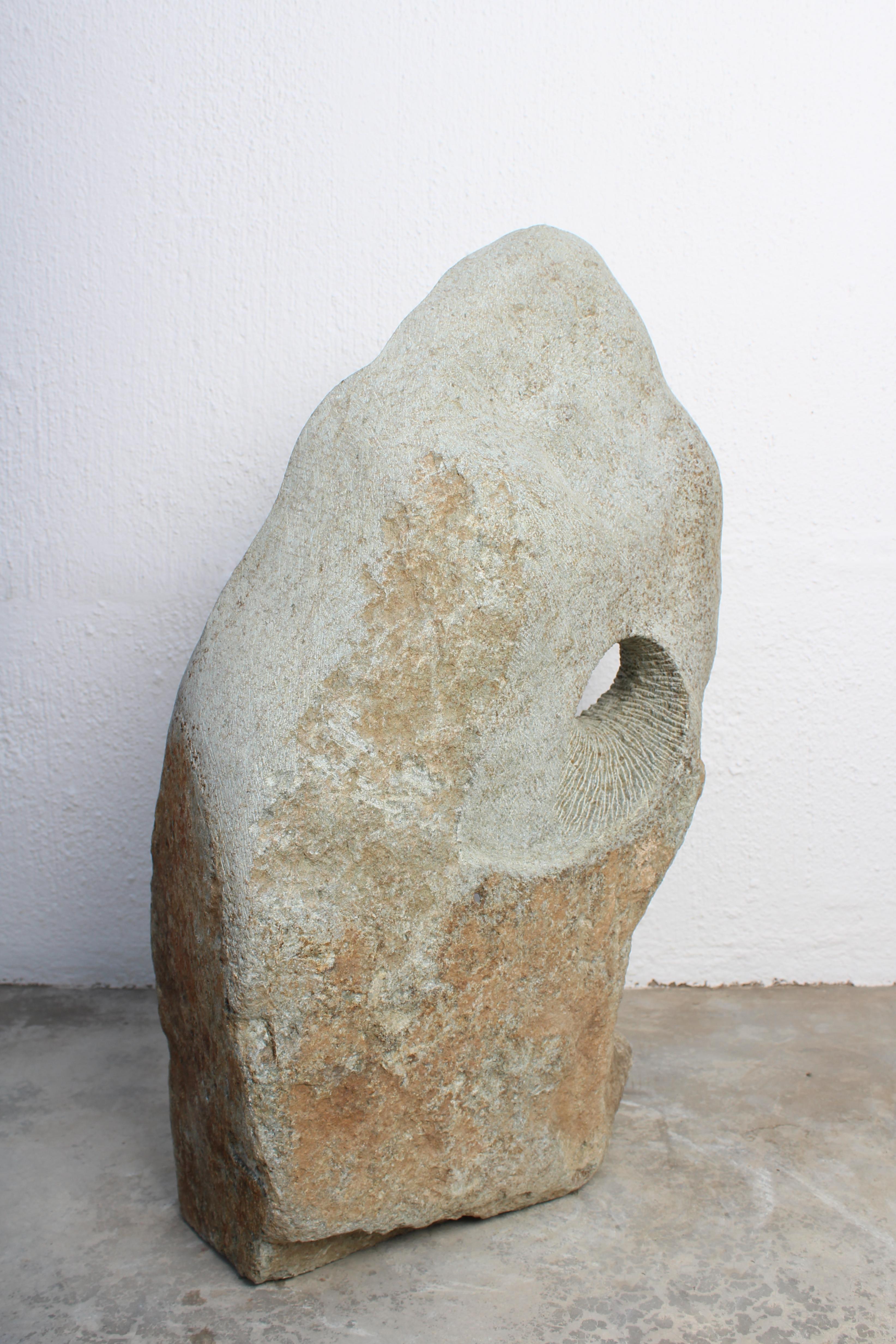 Male version by Ismael Shivute, hand carved Namibian soapstone For Sale 3