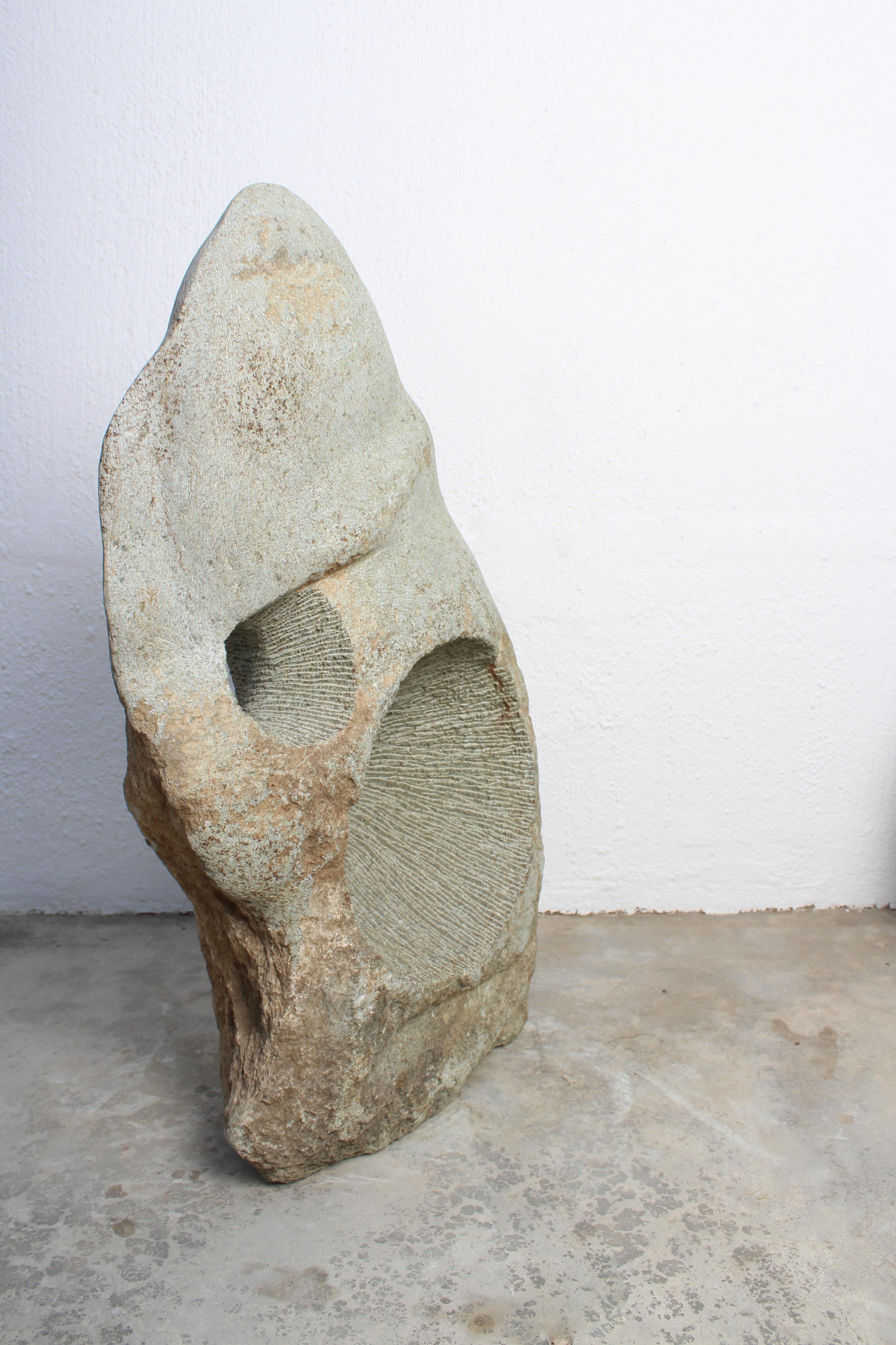 Male version by Ismael Shivute, hand carved Namibian soapstone For Sale 4