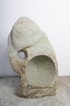 Version masculine d'Ismael Shivute, grès de Namibian sculpté à la main