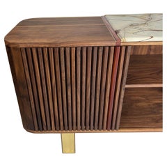 iSN-v1 Blue Roma Quartzite & Walnut Sideboard