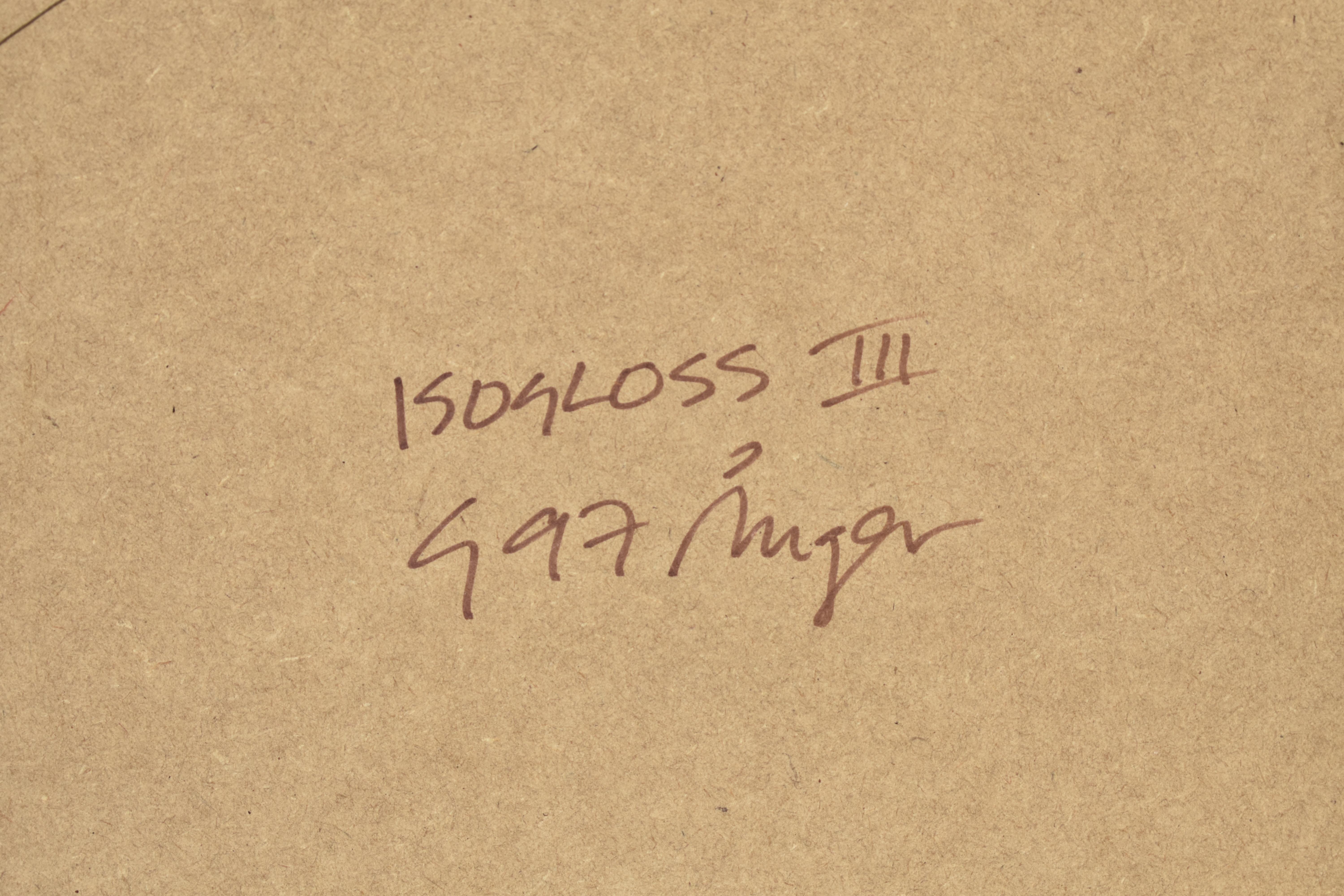 „Isogloss III“ von Gunnar Anger, Schweden, 1997 (Gemalt) im Angebot