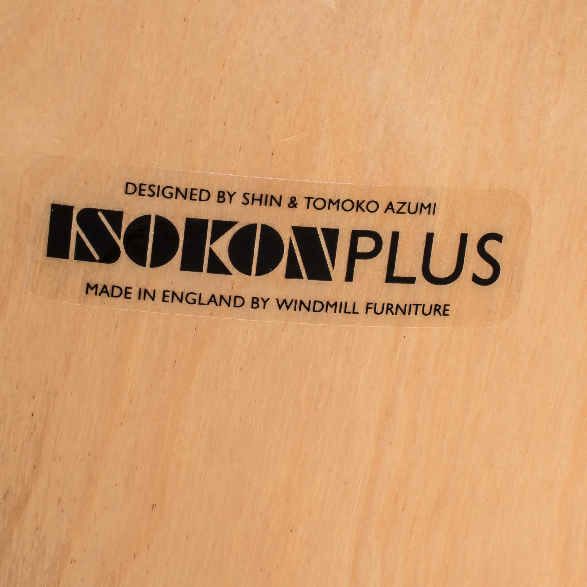 Contemporary Isokon Plus by Shin & Tomoko Azumi Donkey Mark 3, Birch and Pale Grey