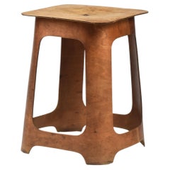 Isokon Stool, Venesta 1930s, attr to Bauhaus designer team incl Gropius & Breuer