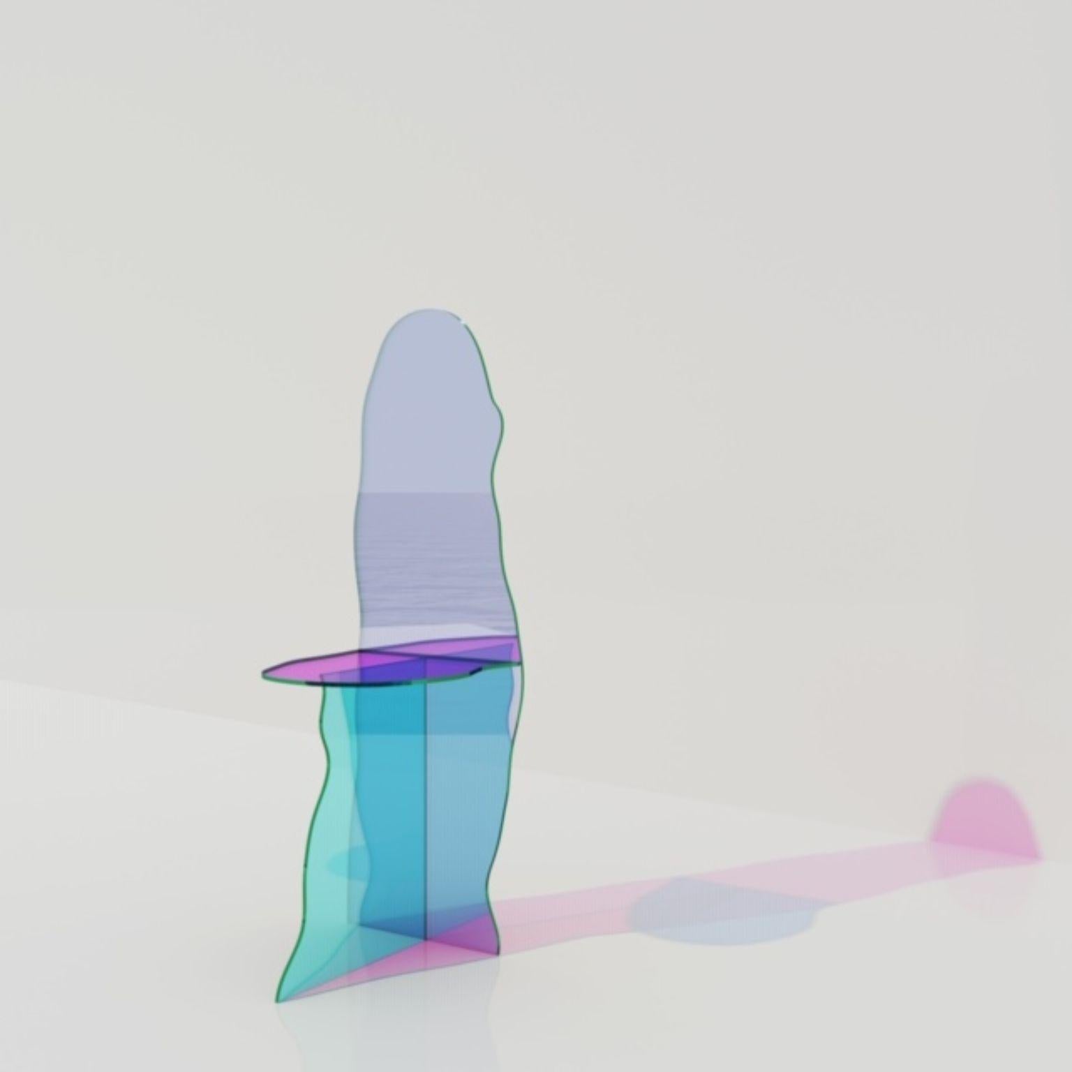 Glass Isola Chair by Brajak Vitberg