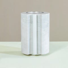 Isola & Gabetti for Linea GB Carrara Marble Table Lamp