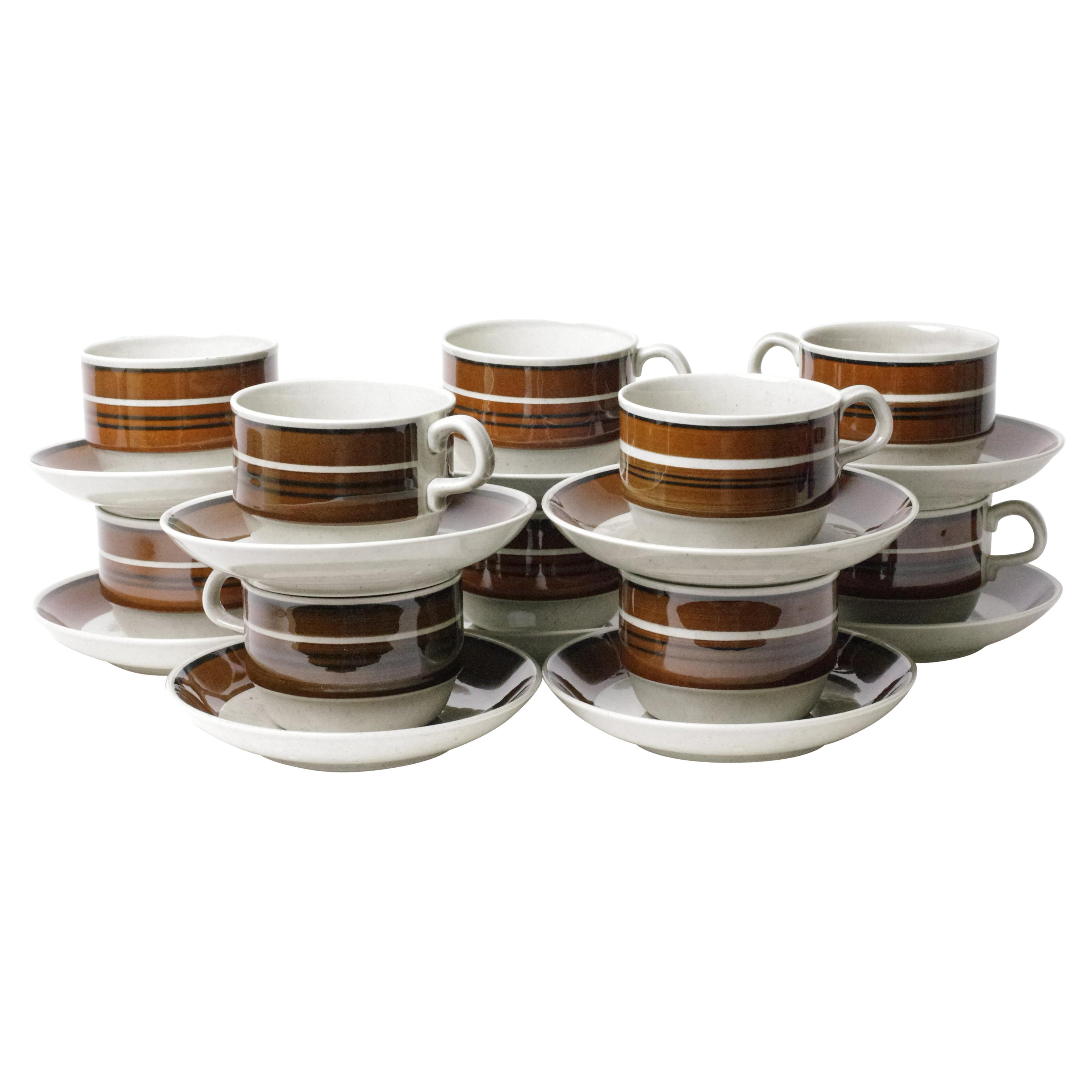 Isotta - Rörstrand - Tazza e piattino (x10) in vendita