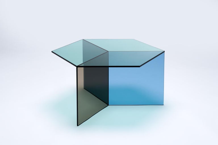 Isom Square Multicolor Side Table By Sebastian Scherer For Neo