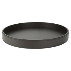 Bandeja redonda de cuero ISOS 35