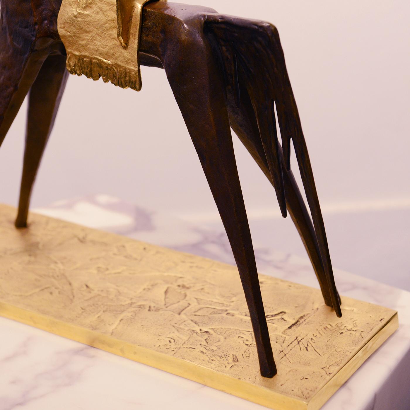 Sculpture de cheval en bronze d'Ispahan par Felix Agostini en vente 6
