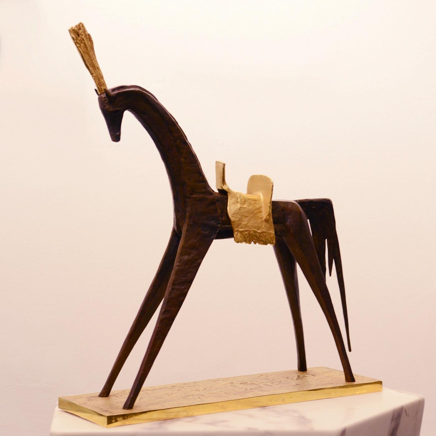 Ispahan Bronze Horse Sculpture by Felix Agostini In New Condition In Paris, FR