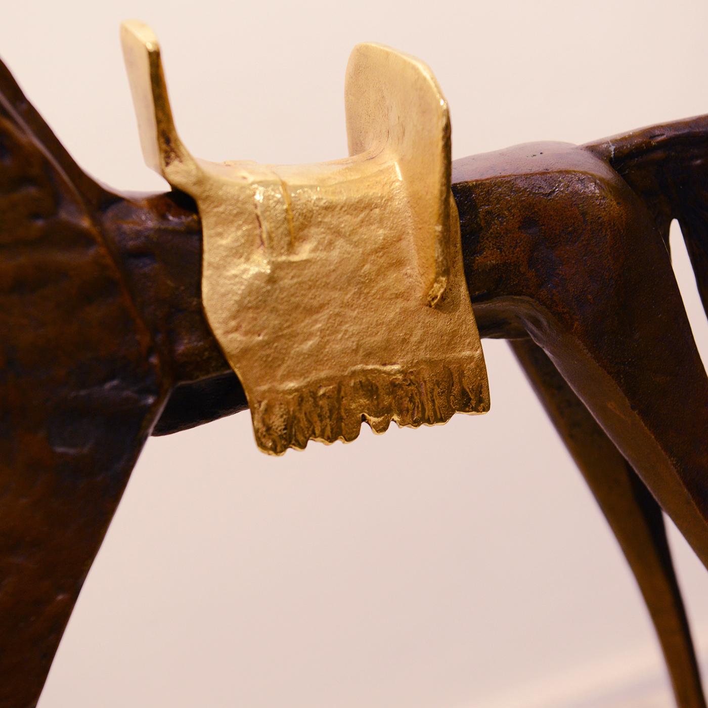 Sculpture de cheval en bronze d'Ispahan par Felix Agostini en vente 2