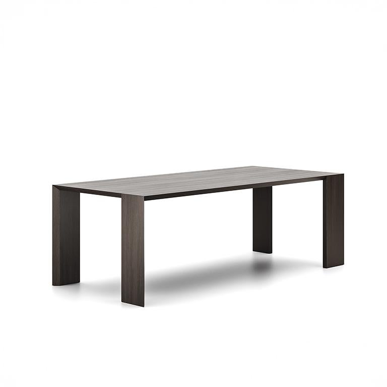 Minimaliste Table de salle à manger moderne Ispolin en bois par Palo Nero en vente